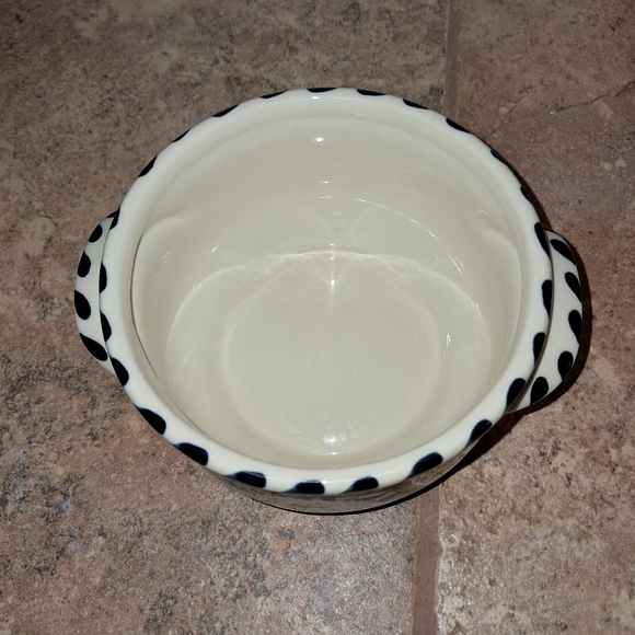 Doris Designs Blue Crab Bay Company hand painted crab soup bowl, ceramic - Picture 2 of 3